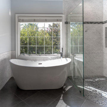 Blissful Feeling, after Relaxing in their New Master Bath in McLean VA
