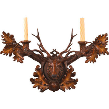 Stag Wall Sconce Candleholder