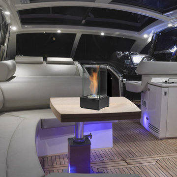 Cartier Black Tabletop Fireplace