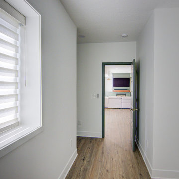 Cozy Basement Remodel with Custom Touches