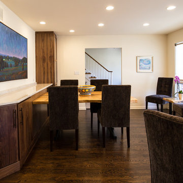 Luxury Dining Room Remodel | Built-In Storage & Lounge Seating