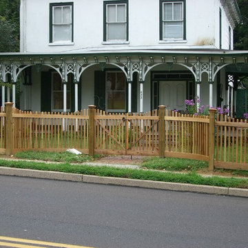 Charming 2X2 Picket and Privacy Fence in Cheltenham, PA