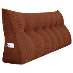 WOWMAX Wedge Pillow, Headboard Cushion Backrest Coffee - Contemporary - Bed  Pillows - by Centrade Inc