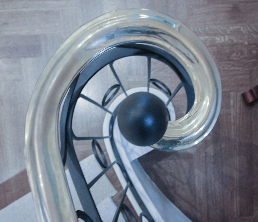 Sculptural/Elliptical Staircase Near Foreign Embassies in Wash. DC, 20008