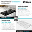 Bellucci Workstation 33" Farmhouse Apron Granite Composite Kitchen Sink MBL