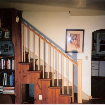 Interior Stairway Railing Replacement, Wood