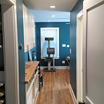 Traditional bungalow renovation and front porch addition in Raleigh, NC