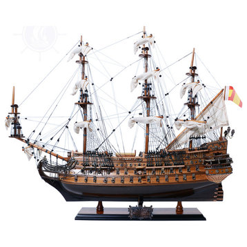 San Felipe Medium Museum-quality Fully Assembled Wooden Model Ship