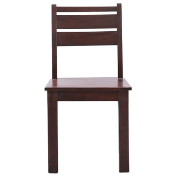 Preston Modern Rustic Solid Wood Dining Chair