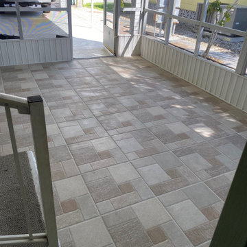 Lanai tile upgrade