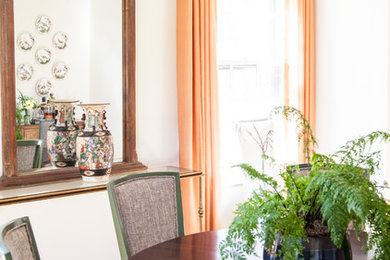 Dining room - eclectic dining room idea in Charlotte