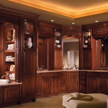 KraftMaid: Cherry Cabinetry in Burnished Autumn Blush
