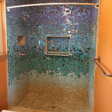 Caribbean Beach Gradient Oasis Beachy Bathroom Tile