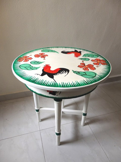Eclectic Side Tables and Accent Tables by art from junk