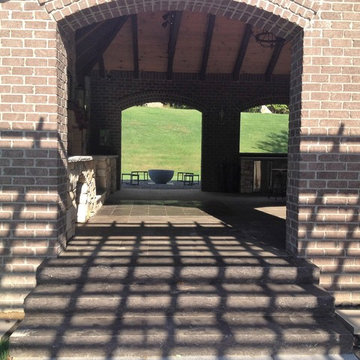 PF Cook Brick Outdoor Living Pavilion