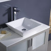 Fresca Torino 36" Modern Bathroom Cabinet With Vessel Sink, Gray