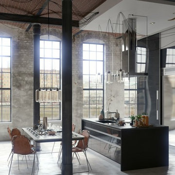 Industrial Loft Rendering