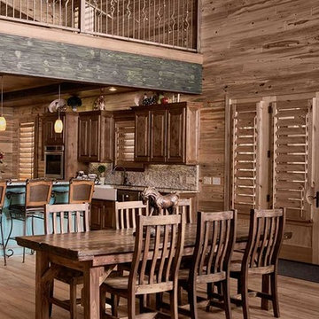 Suburban ski lodge