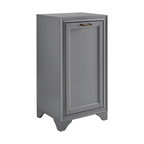 Tara Linen Hamper, Vintage Gray