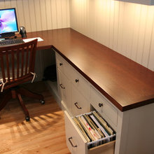 Sara's desk area