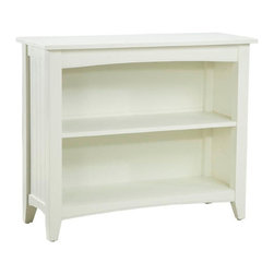 Bolton Furniture - Shaker Cottage Bookcase, Ivory - Bookcases