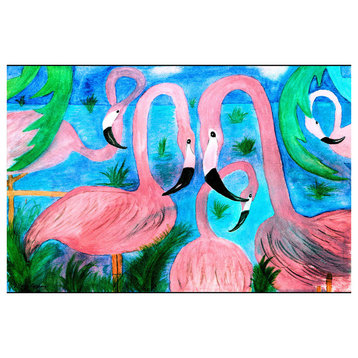 Flamingo Party Rug, 36"x60"