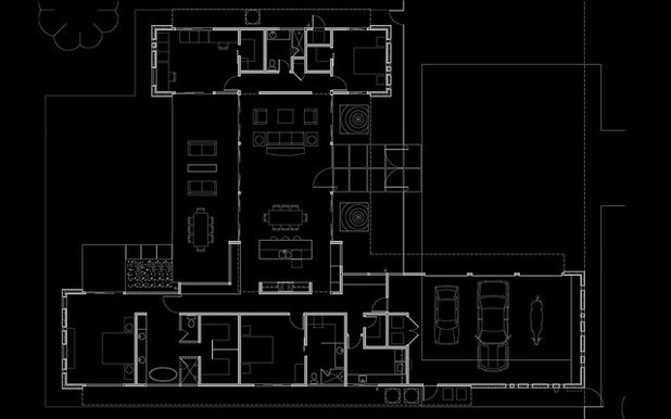 Contemporary Floor Plan by Spry Architecture