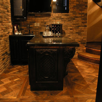 Hand Scraped Hand-Hewn Hand-Rubbed Antique Finish on Black American Walnut