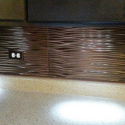 Fasade Waves in Oil-Rubbed Bronze - Home Decor