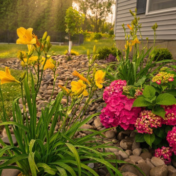 Flower Bed Installation East Greenbush, NY Stone Mulch