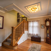 oak railing