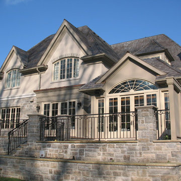 Exterior trim on various styles of homes