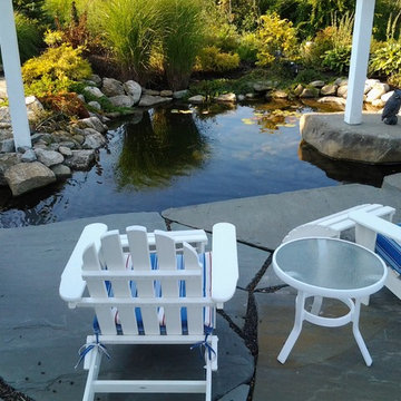 Pondside Pergola and Patio