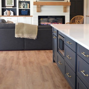 Modern Kitchen with Massive Island