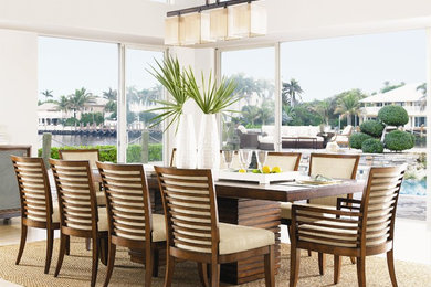 Inspiration for a contemporary dining room remodel in Miami