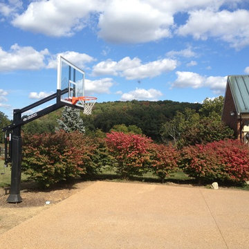 Linda T's Pro Dunk Platinum Basketball System on a 25x56 in Woodstock, VA