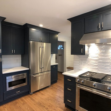 Kitchen Renovation With A Massive Peninsula