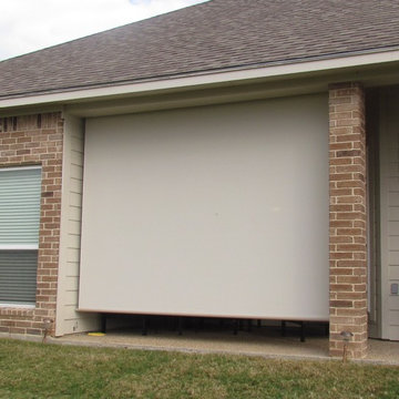 Exterior Motorized Patio Shades