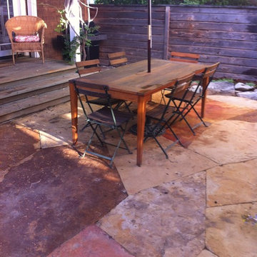 flagstone patio