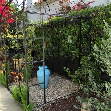 Spanish Style Home Garden Refresh with Dry River Bed