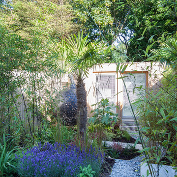 Urban jungle pocket garden