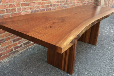 Single slab American Walnut dining table