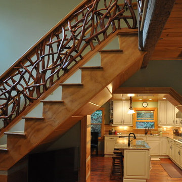 Bark House® Handrails - Mountain Laurel Weave