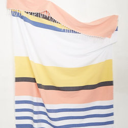 Mitla Stripe Dark Blue - Throws