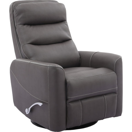Parker Living Hercules Swivel Glider Recliner, Haze