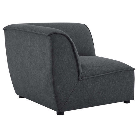 Comprise Corner Sectional Sofa Chair-Charcoal