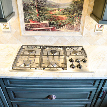 French Country Kitchen in Encinitas/Olivenhain CA Remodel
