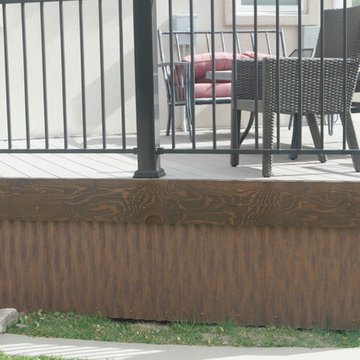 deck fix and Tongue and groove wall pergola