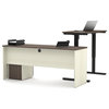 Prestige L-Desk Including Electric H Adjustable Table