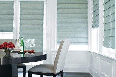 Inspiration for a modern dining room remodel in Omaha